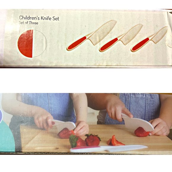 StarPack Children's plastic knife set of three NWT - Picture 3 of 7